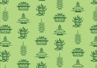 Pagodas by Michael Sheridan Designs